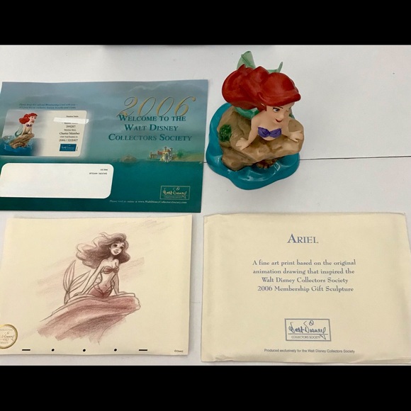 Disney Classics Collection The Little Mermaid, Ariel Sculpture. - Picture 3 of 9